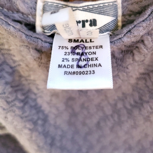 KIRRA Vintage Retro Gray Peplum Top back Keyhole Size Small - Picture 6 of 6